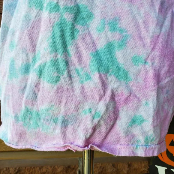 Gildan Pastel Tie-Dye Short Sleeve Crewneck T-Shirt Women's Size Medium - Picture 12 of 14